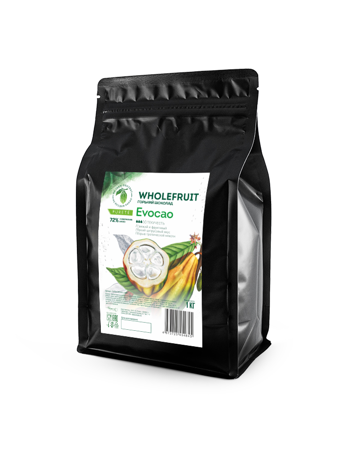 Шоколад темный Evocao 72% Cacao Barry (1 кг)