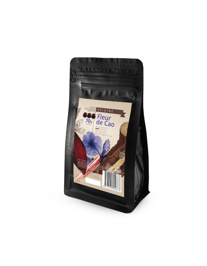Шоколад темный Fleur de Cao 70% (0,2 кг)