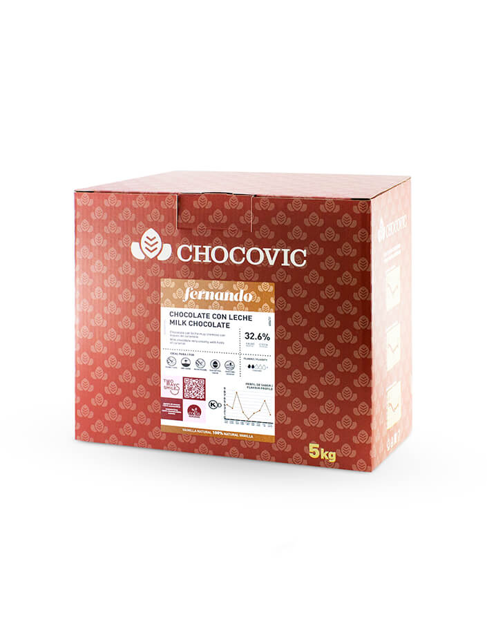 Шоколад молочный Chocovic Fernando 32,6% (5 кг)