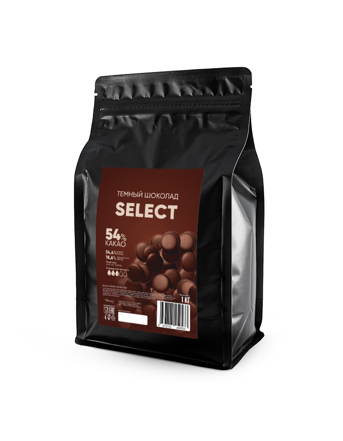 Шоколад темный Sicao Select 54,1% (1 кг)