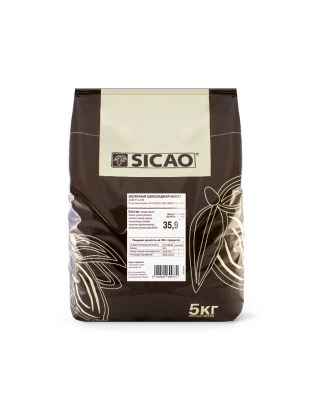 Шоколад молочный Sicao Refined 35,9% (5 кг)