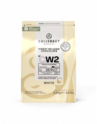 Шоколад белый Callebaut CW2 (2,5 кг)
