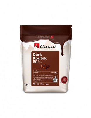 Шоколад темный Carma Koutek 60% (1,5 кг)