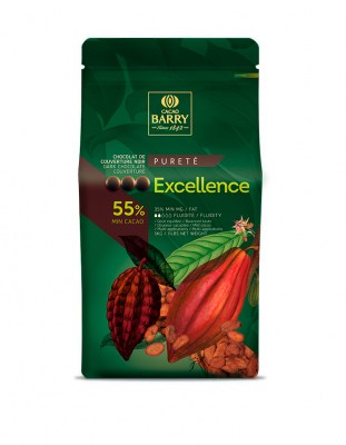 Шоколад темный Excellence 55% Cacao Barry (5 кг)